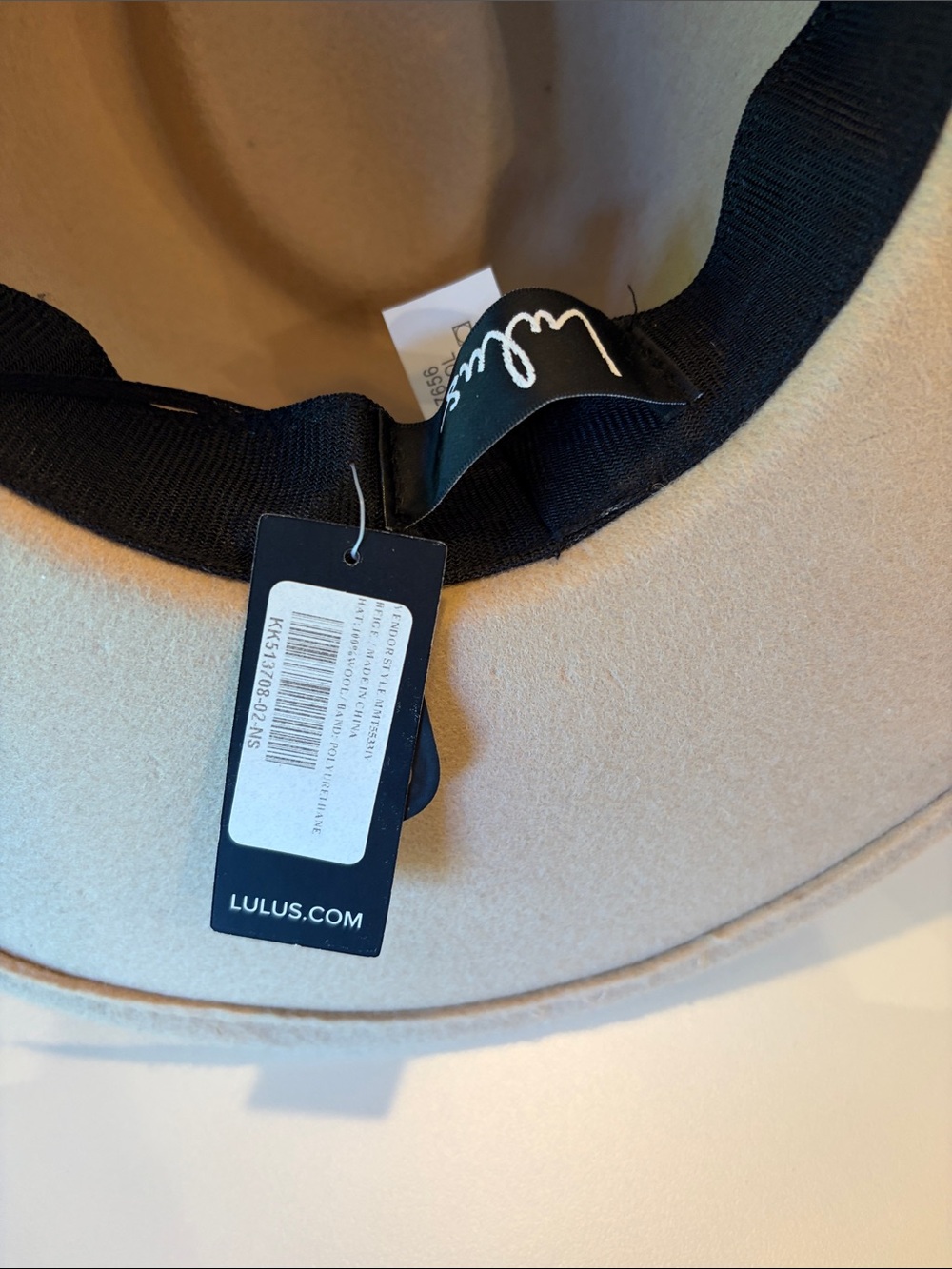 NWT Women’s Wool Wide Brimmed Hat - Picture 2 of 3